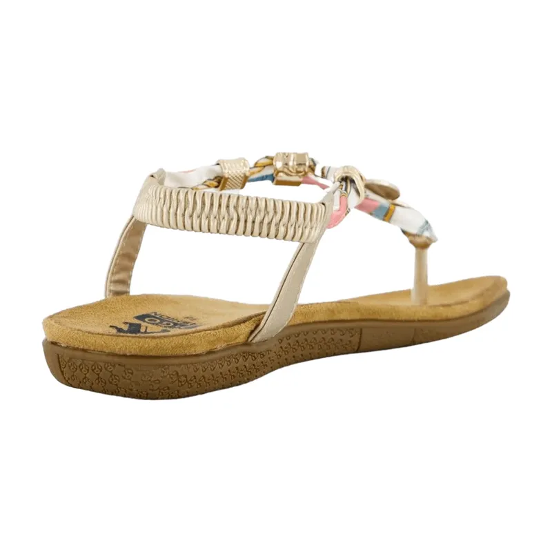 Cosmos Comfort Cosmos Comfort Damen Zehentrenner Sandalen, Multicolor, – Produktbild 3 von 4