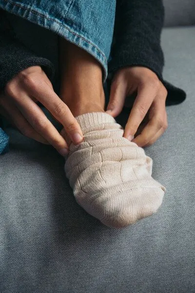 SALZWASSER SALZWASSER 2 Paar Grobstricksocken Bio-Baumwolle, Sand (beige), – Produktbild 2 von 4