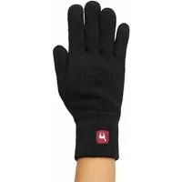 Apu Kuntur Apu Kuntur 100% Alpaka Finger-Handschuhe - GEFÜTTERT, Schwarz, – Produktbild 1 von 1
