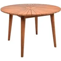 Gartentisch "FREMONT" Ø 110 cm, Akazie geölt – Produktbild 1 von 1