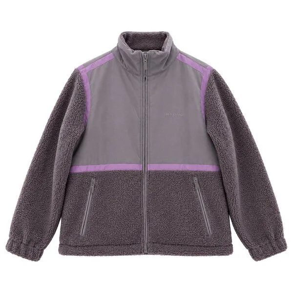 Mazine Mazine Material-Mix Zip Jacket, Warm mud/sparrow, – Produktbild 1 von 4