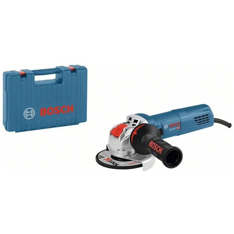 Bosch Professional Bosch Professional Bosch Winkelschleifer GWX 9-115 S, 900-W, X-LOCK, mit Zusatzgriff, Koffer, Schutzhaube – Produktbild 1 von 1