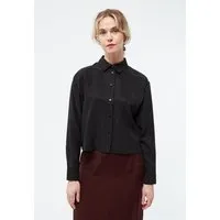 Givn Berlin Givn Berlin Kurze Bluse GBSAVANNAH aus TENCEL, Black (tencel), – Produktbild 1 von 1