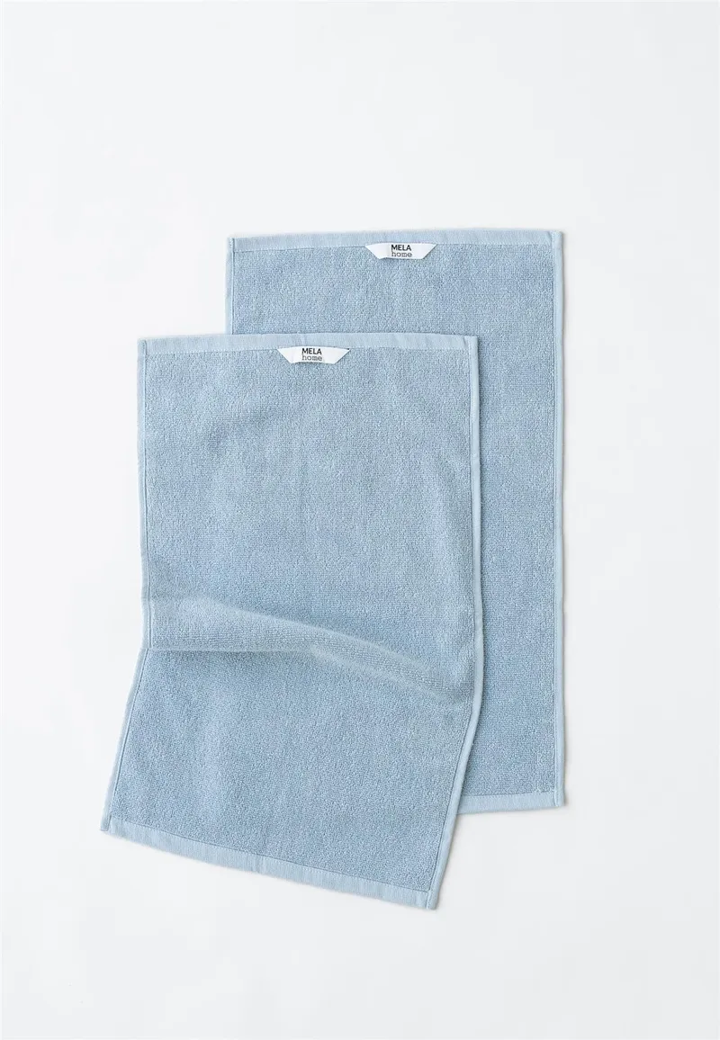 MELA MELA Handtuch Style TANVI aus 100% Bio-Baumwolle, Cloudy blue, – Produktbild 1 von 7