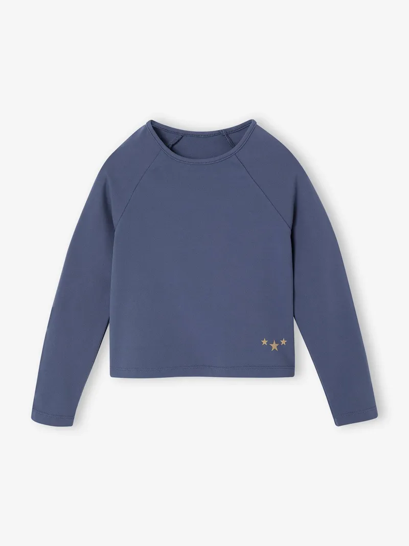 Vertbaudet Funktionsshirt für Sport Mädchen mittel, Mittelblau, – Produktbild 3 von 3