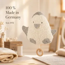 Efie Efie Spieluhr Pinguin grau, kbA – Produktbild 1 von 1