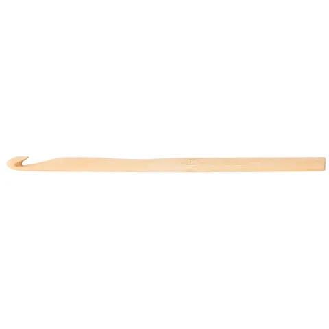 buttinette Wollhäkelnadel, Bambus, Länge: 15 cm – Produktbild 1 von 1