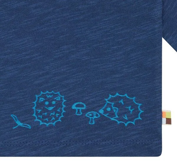loud + proud loud + proud Babys & Kinder Shirt Slub Jersey, GOTS zertifiziert, Ultramarine(blau), – Produktbild 1 von 2