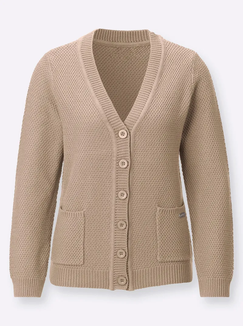 Witt Strickjacke beige, Beige, – Produktbild 1 von 2