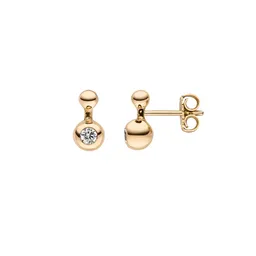 Maren Jewellery Sphere Ohrstecker - 18K Gelbgold & Labordiamanten – Produktbild 1 von 1