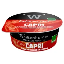 Wei enhorner Milch Manufaktur Wei enhorner Milch Manufaktur Frischcreme mit Tomate, Mozzarella & Basilikum – Produktbild 1 von 1