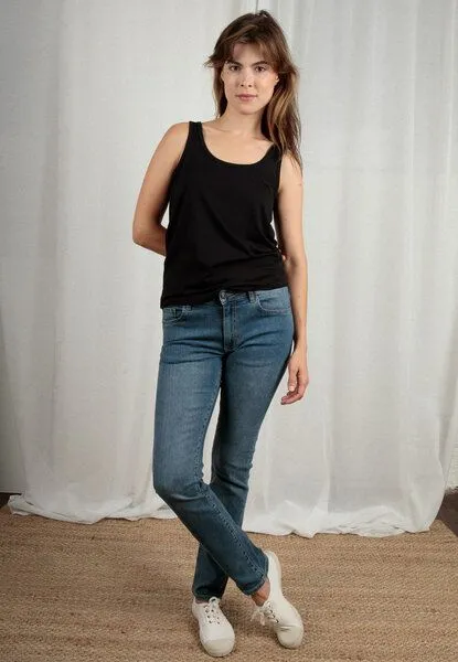 TORLAND TORLAND Damen Tanktop LILLI, Schwarz, – Produktbild 3 von 4
