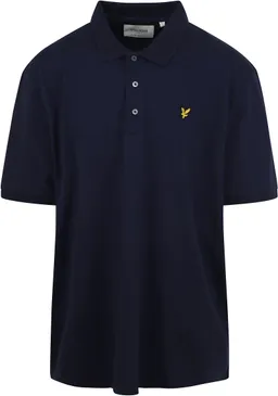 Lyle and Scott Lyle und Scott Plussize Poloshirt Marine - Größe 5XL – Produktbild 1 von 1