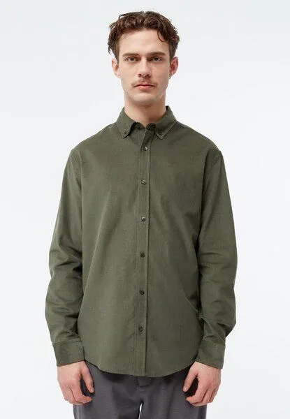 Givn Berlin Cordhemd Modell: Fabio, Dark khaki, – Produktbild 2 von 5