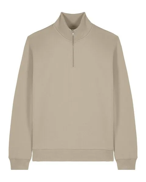 Greenspired Greenspired Mittelschweres Unisex Quarterzip Sweatshirt 280g/m² XXS-5XL, Dust, – Produktbild 1 von 1