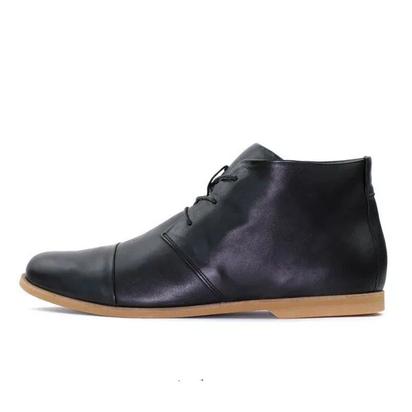SORBAS SORBAS '87 Leder Boots Schnürschuhe, Schwarz, – Produktbild 1 von 8