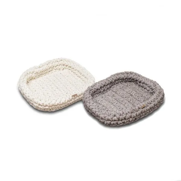 Treusinn Treusinn Hundekorb WOWOW Schafschurwolle aus der Region, Creme, – Produktbild 2 von 3