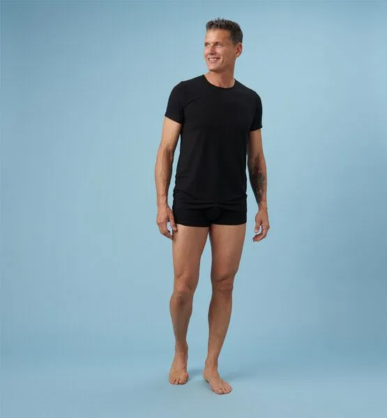 CASAGiN CASAGiN Dreier Pack: Boxershorts aus Naturstoff, Schwarz, – Produktbild 4 von 4