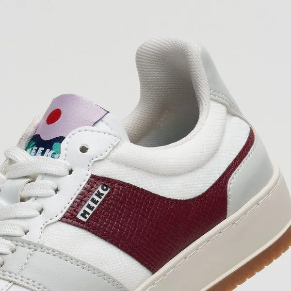 MEEKO MEEKO Nachhaltige, vegane und recycelte sneaker - Kiboko, Burgundisch, – Produktbild 2 von 4