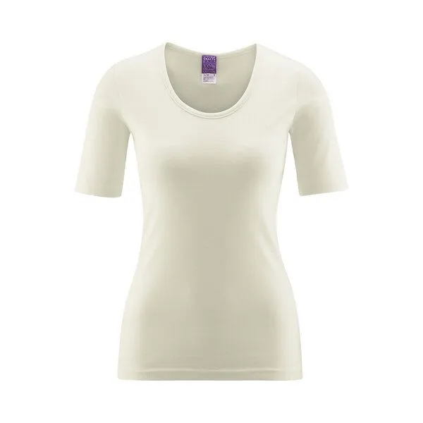 Living Crafts Living Crafts Kurzarm-Shirt - JULIANE, Natural, – Produktbild 4 von 4
