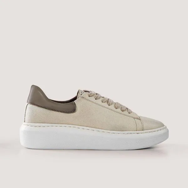 AGAZI AGAZI EMMA - apple leather sneakers, Green, – Produktbild 4 von 4