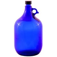 mikken mikken Große blaue Gallone 5 Liter Glasflasche / Wasserflasche mit Deckel – Produktbild 1 von 1
