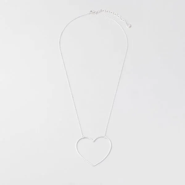 fejn jewelry fejn jewelry Kette big heart, Silber, – Produktbild 3 von 4
