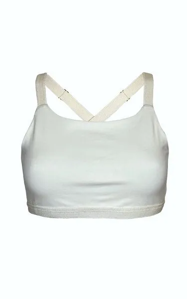 Golden Circle Clothing Golden Circle Clothing Sport-BH mit Biogummi, Ecru, – Produktbild 1 von 4