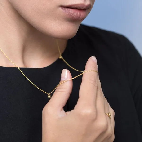 Jonathan Radetz Jewellery Jonathan Radetz Jewellery Kette SPHERE, Gold 585, 14 Karat, Länge 53 cm – Produktbild 4 von 4