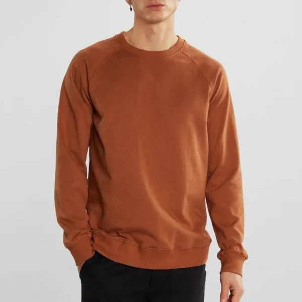 Dedicated DEDICATED Sweatshirt Malmoe Base, Braun (rawhide brown), – Produktbild 1 von 2