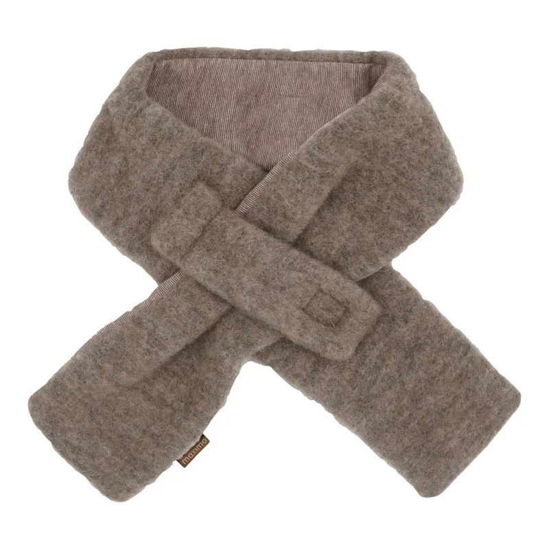 Maximo Maximo Wollfleece-Schal, Braun, – Produktbild 1 von 1
