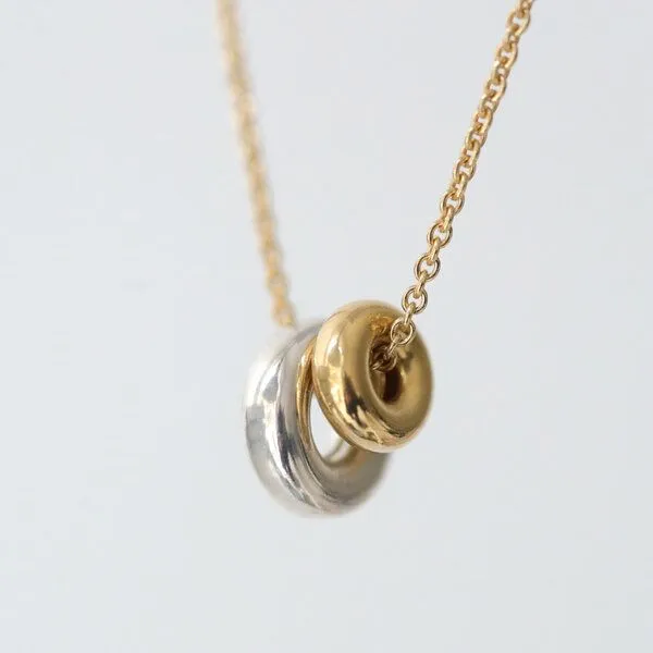 BELLYBIRD Jewellery BELLYBIRD Jewellery Halskette - DONUT, 925 Sterlingsilber, Kette+anhänger gold, – Produktbild 4 von 4