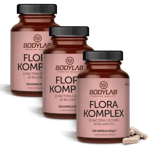 Bodylab24 3 x Flora Complex / Komplex (3 x 150 Kapseln) – Produktbild 1 von 1