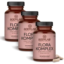 Bodylab24 3 x Flora Complex / Komplex (3 x 150 Kapseln) – Produktbild 1 von 1