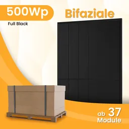 Powerness - Always be powered Sunpro 500Wp  Bifaziale Solarmodule für Balkonkraftwerke Photovoltaik Glas-Glas, by Powerness - 37 Stücke / Abholung Weinheim (Sonderpreis) – Produktbild 1 von 1