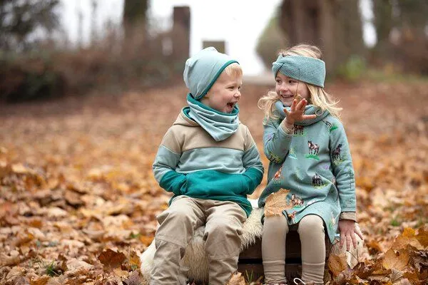 Enfant Terrible Enfant Terrible Hoodie Sweatshirt, Colourblocking smaragd-light ocean, – Produktbild 2 von 3