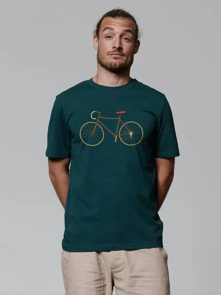 watapparel watapparel T-Shirt Unisex Fahrrad, Glazed green, – Produktbild 2 von 3