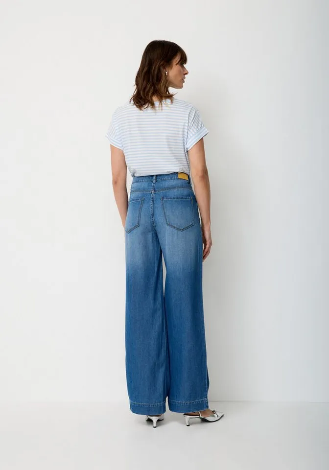 Paddock's Relax-fit-Jeans MARLENE Leichte Relaxed Fit Jeans aus Lyocell-Baumwoll Mischgewebe, Blau, – Produktbild 5 von 5