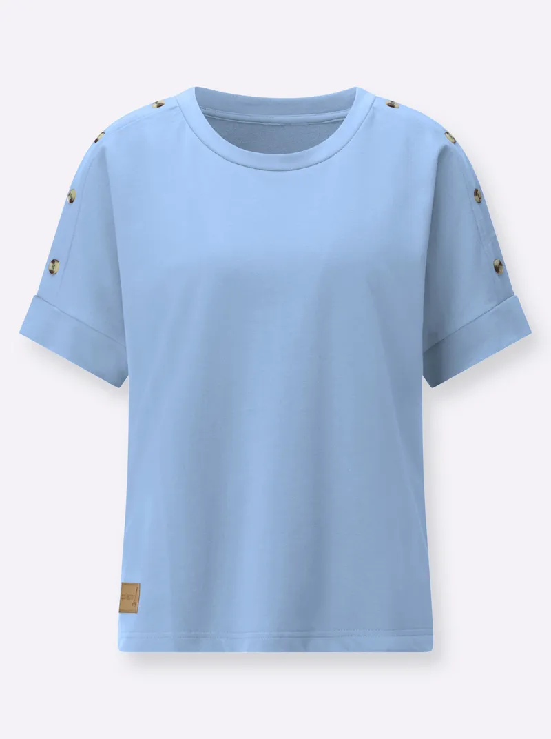 Witt Witt Sweatshirt eisblau, Eisblau, – Produktbild 1 von 2