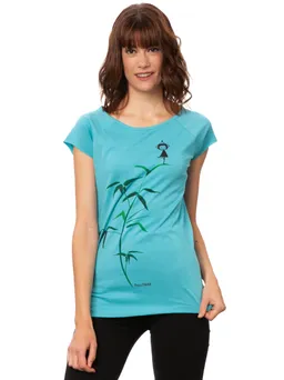 FellHerz Yogamädchen Cap Sleeve neptune - L – Produktbild 1 von 1
