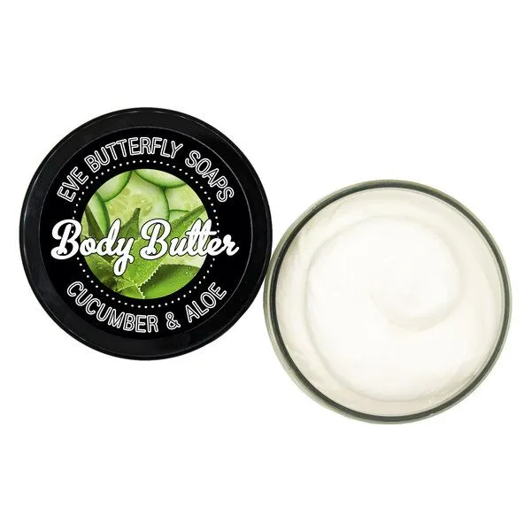 Eve Butterfly Soaps Eve Butterfly Soaps Shea Body Butter "Cucumber & Aloe" – Produktbild 2 von 2