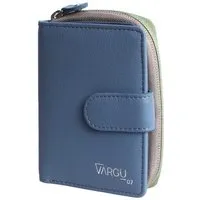 Vargu Vargu Echtleder Geldbörse VINEM 1-A, Sky blue - sage green, – Produktbild 1 von 1