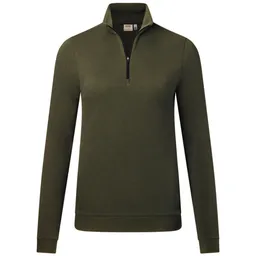 HAKRO HAKRO Zip-Longsleeve Piquè ECO #335 Gr. 3XL olive – Produktbild 1 von 1