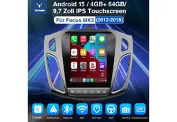 ESSGOO 9.7'' 64G DAB+ Android15 CarPlay autoradio 2 din für Ford Focus MK3 BT Navigationsgerät (Carplay Android Auto Bluetooth EQ USB GPS Navi WIFI Touchscreen) – Produktbild 1 von 1