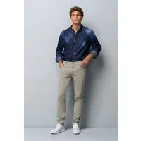 M 5 BY MEYER M 5 BY MEYER Baumwolle-Tencel Microstruktur Five Pocket, Beige (beige), – Produktbild 2 von 6