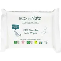 ECO by Naty ECO by Naty Toilettenfeuchttücher aus Viskose, 42 Stk. – Produktbild 1 von 1