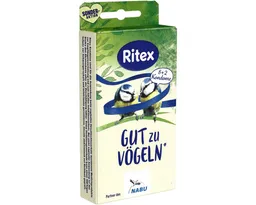 Ritex Ritex Kondome GUT zu VÖGELN Packung mit, 10 St., NABU-Sonderedition: 8+2 vögelfreundliche Kondome – Produktbild 1 von 1