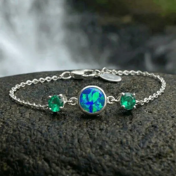 Spirit of Island Spirit of Island Silber Armband | Opal Universe, Silber, – Produktbild 1 von 4