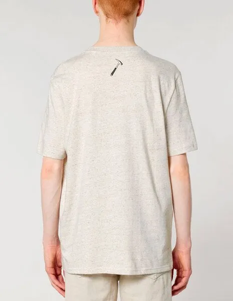 UNIPOLAR Unipolar Geologie T-Shirt | Gesteinsarten, Eco-heather (natur), – Produktbild 4 von 4