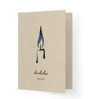 matabooks matabooks® A6 Trauerkarte aus nachhaltigem Graspapier – Produktbild 1 von 1